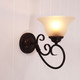 Wall Light Bronze Frosted Glass E27 60W 19cm Wall Light Bronze Frosted Glass E27 60W 19cm